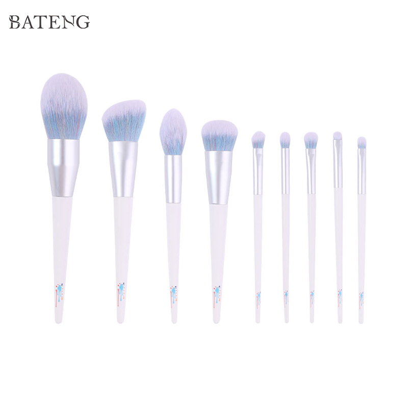 9 pcs makeup brush